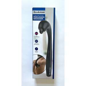 Brookstone Cordless Back Therapy Percussion Massager NEW